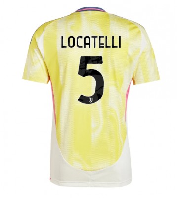 Juventus Manuel Locatelli #5 Bortatröja 2024-25 Kortärmad